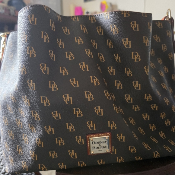 Brown and Black Designer Tote Bag - Picture 6 of 6